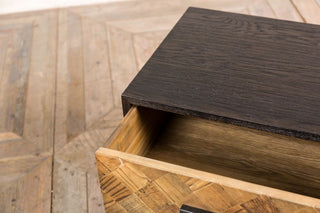 Scandinavian style wooden side table