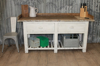 serving sideboard with cheese board