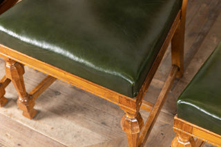 1920s Solid Walnut Dining Chairs - Set of 20