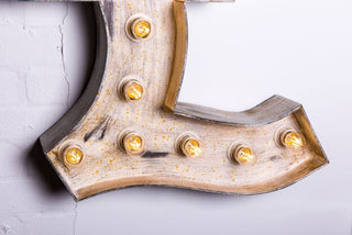 shabby chic pound sign