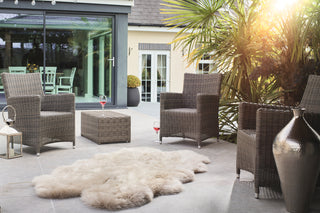 oyster-sheepskin-on floor