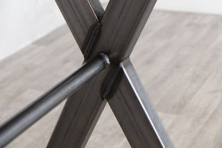 Butchers Block X-Frame Poseur Table