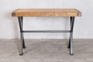 Butchers Block X-Frame Poseur Table
