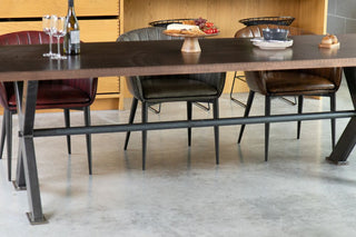 x-frame-dining-table-copper-top-lifestyle