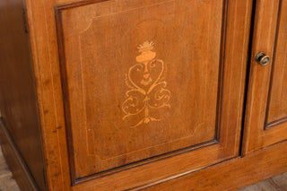 edwardian-antique-bookcase-carving-detail