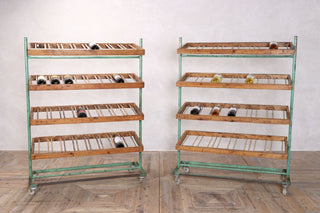 Vintage Shop Display Wine Display Rack