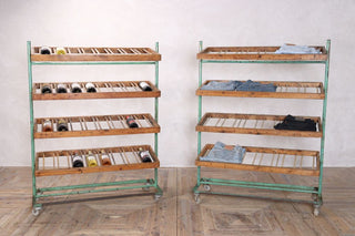 Vintage Shop Display Wine Display Rack