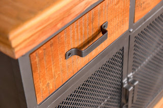 Industrial Reclaimed Two Drawer Sideboard