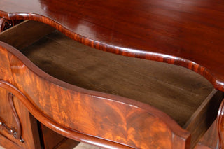 large-antique-mahogany-sideboard-detail