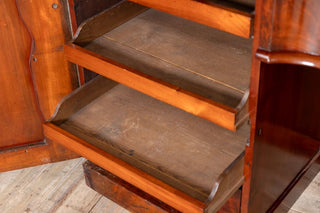 large-antique-mahogany-sideboard-close-up