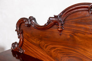 large-antique-mahogany-sideboard-close-up