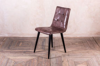 slim leather ripon chair