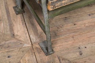 sloped display shelves