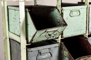 sloping bins storage