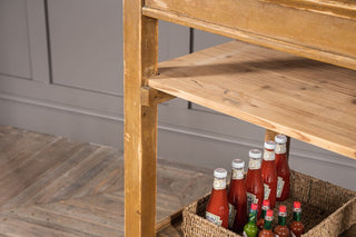 Vintage Pine Maitre D Stand