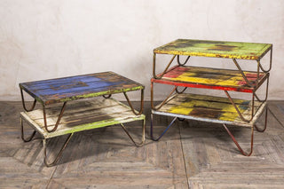small industrial coffee table