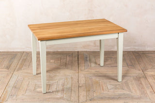 small oak kitchen dining table