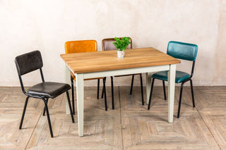 small oak kitchen table