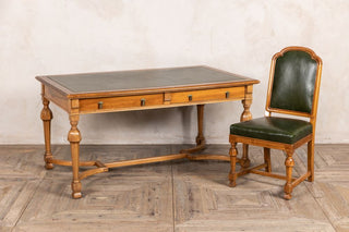 Vintage Writing Desk & Chair in Solid Walnut