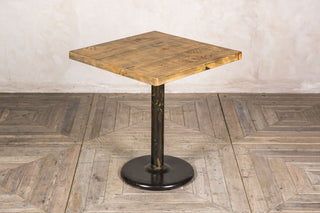 square-pine-pedestal-table