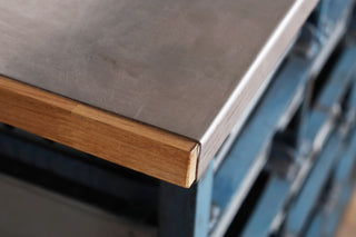 stainless steel countertop