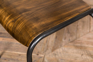 steel frame bistro chair