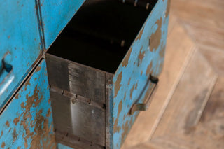 vintage-blue-steel-drawer-unit-open-drawer