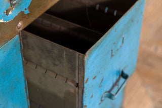 vintage-blue-steel-drawer-unit-open-drawer