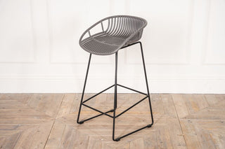 stool with grey seat