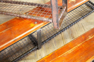 Large Industrial Steel Bench