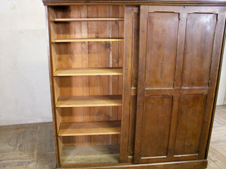 Large Victorian Pine Kitchen Cupboard