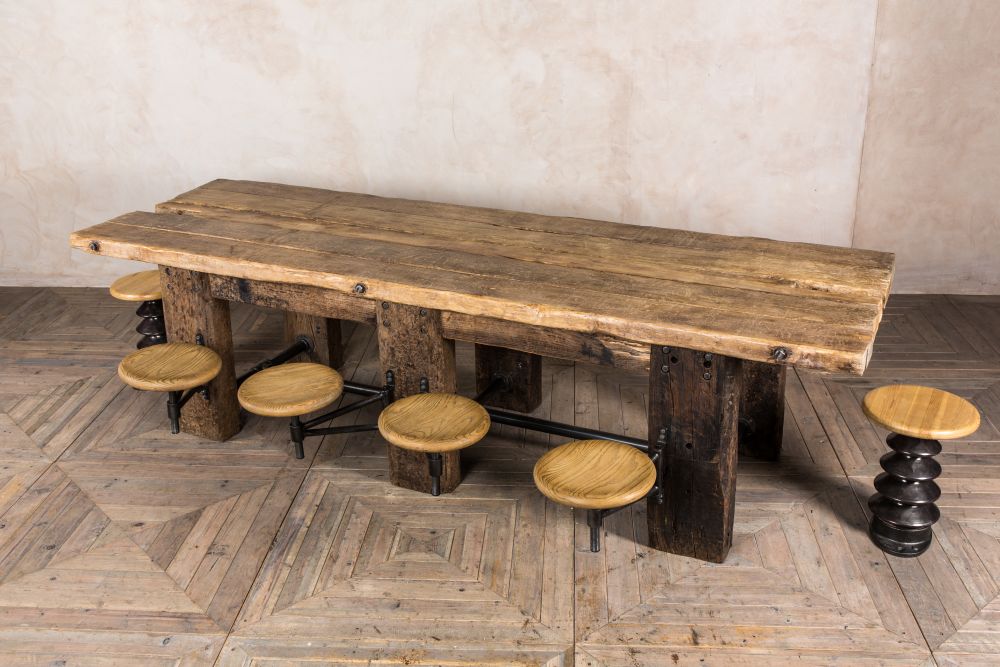 Swing Out Seat Table | Peppermill Interiors