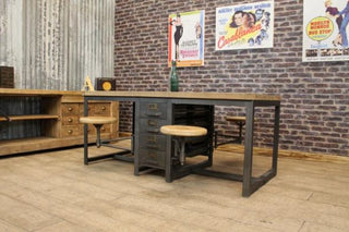 swing out stool desk