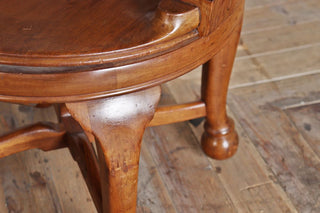 Victorian Swivel Mahogony Office Chair