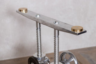 height-adjustable-industrial-table-base-close-up