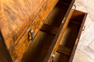 tall boy drawers walnut bedroom suite