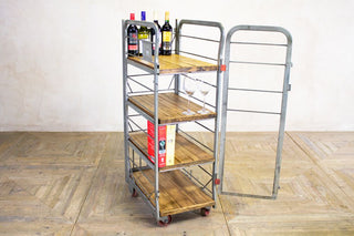 Vintage Industrial Shelving Unit