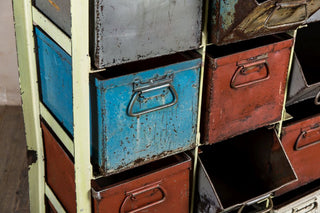 tall industrial storage unit