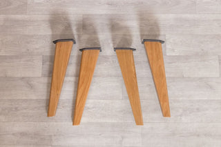 set-of-four-oak-tapered-bench-legs