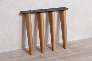 set-of-four-oak-tapered-bench-legs