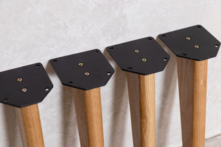 set-of-four-oak-tapered-bench-legs