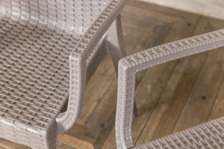 taupe chair with arms