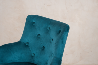 Pair of Louis Velvet Breakfast Bar Stool