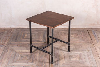 thin pipework cafe table