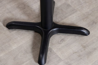 travertine-top-round-cafe-table-x-base