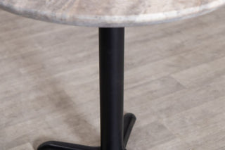 travertine-top-round-cafe-table-x-base