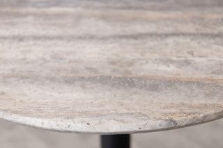 travertine-top-round-cafe-table-x-base