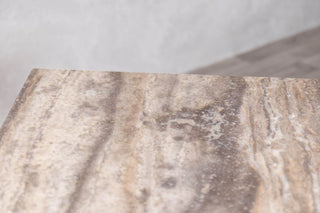 travertine-top-square-cafe-table-X-base