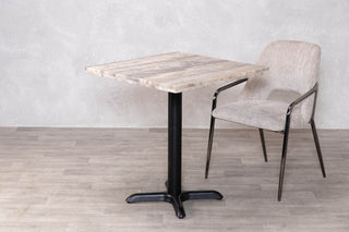 travertine-top-square-cafe-table-X-base