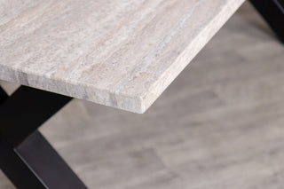 travertine-top-dining-table-black-x-frame-base